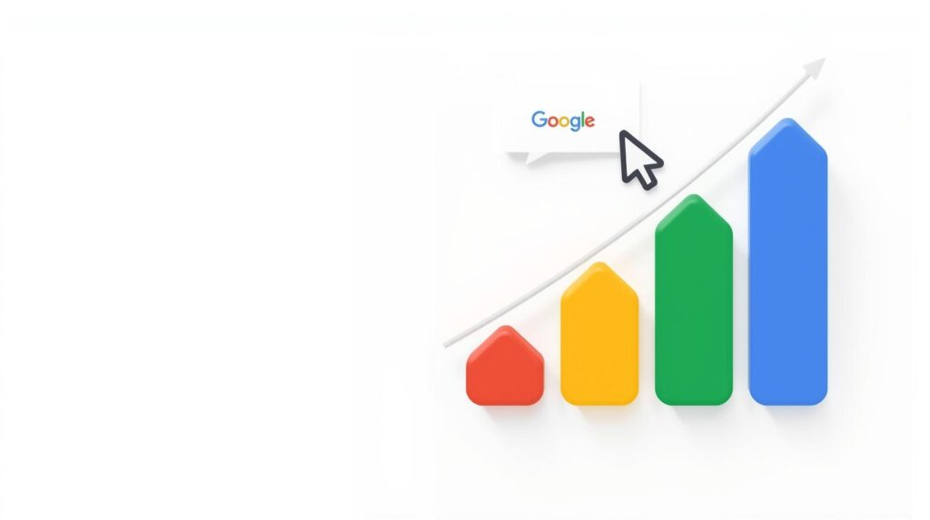 Google Ads reklam yönetimini temsil eden görsel